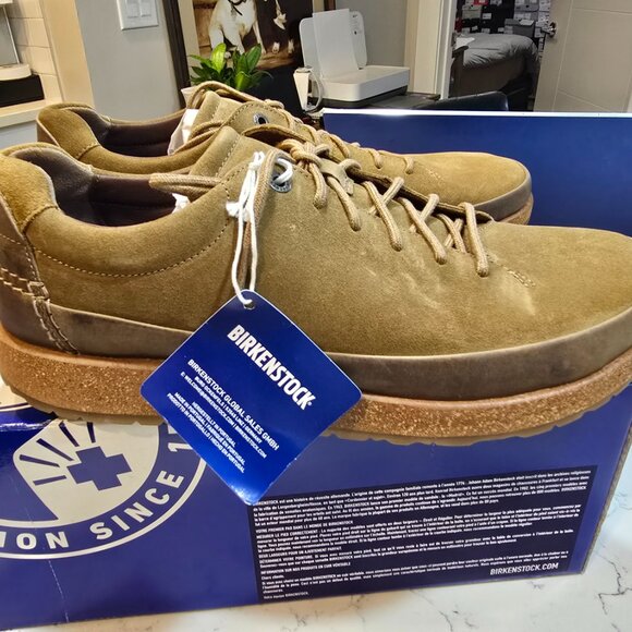 NEW Birkenstock Honnef Low Tea Suede Leather US MENS SIZE 10 SHOES NEW EU 43 - Picture 6 of 14